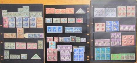 SA UNION - ASSORTED ON BLACK PAGES - ALL FOR 1 BID @ R1 START !!!!
