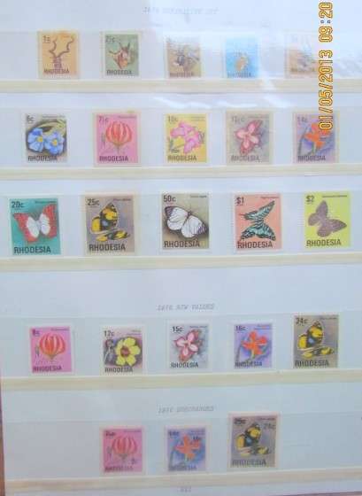 RHODESIA DEFINITIVE SET + Additional Values + Surcharges - R1 START