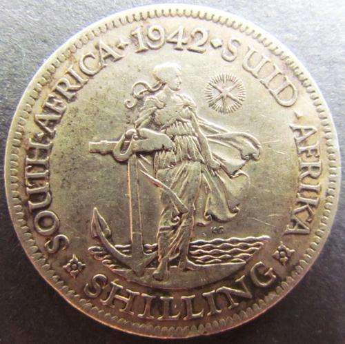 1942 SHILLING -DIE CRACK ERRORS - SEE PICS  *** $**LOW START**$