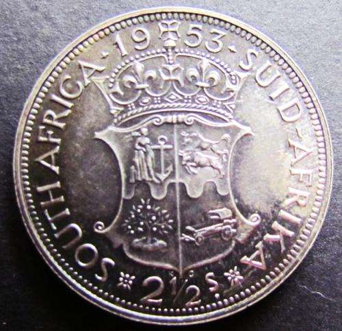 1953 2/6 HALFCROWN - ****TONED UNCIRCULATED**** $$$  R1 START $$$