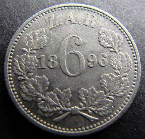 ZAR 1896 6d **Condition** Hern's EF - R1000.00 ** @$ R1 START $@