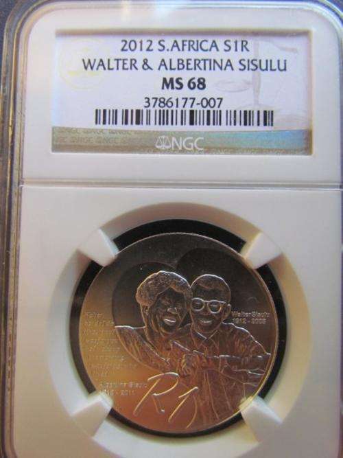 2012 WALTER SISULU -MS68- SPECIAL ISSUE & GRADED #R1 START#