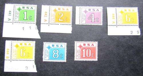 RSA POSTAGE DUE MINT SELECTION - ## R1 START ##