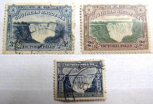 Southern Rhodesia - Waterfalls @@@low START - NO RESERVE @@@