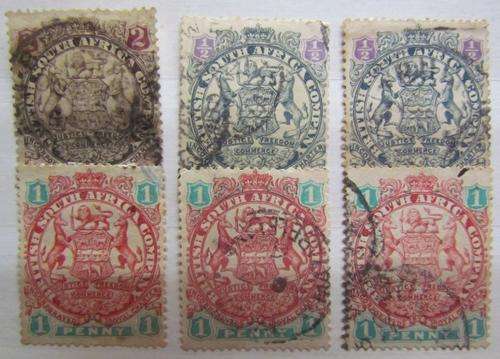 Rhodesia Early 1/2d + 1d + 2d Used @@R1 START@@