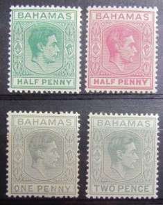 Bahamas M/Mint x 4