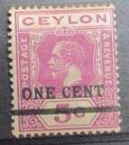Ceylon - Mint Overprint