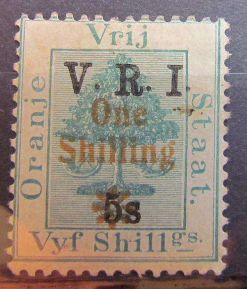 OFS Surcharged 1 Shilling SACC 83 Mounted Mint