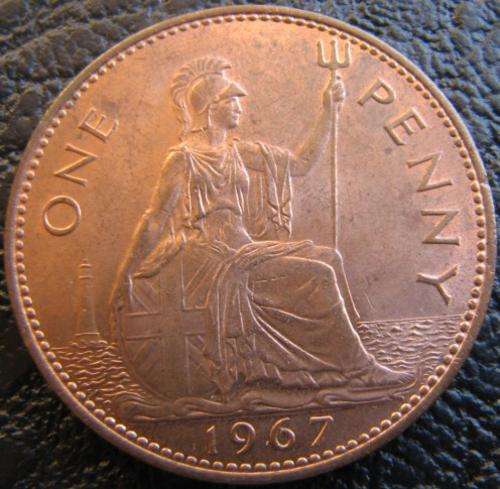 1967 1d IN VERY GOOD CONDITION WITH LUSTRE!!!!!!!!!!!