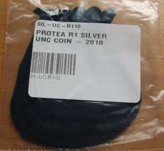 2010 UNC. NADINE GORDIMER SILVER R1 - SEALED IN SA MINT BAG + CERTIFICATE !!!!!!!