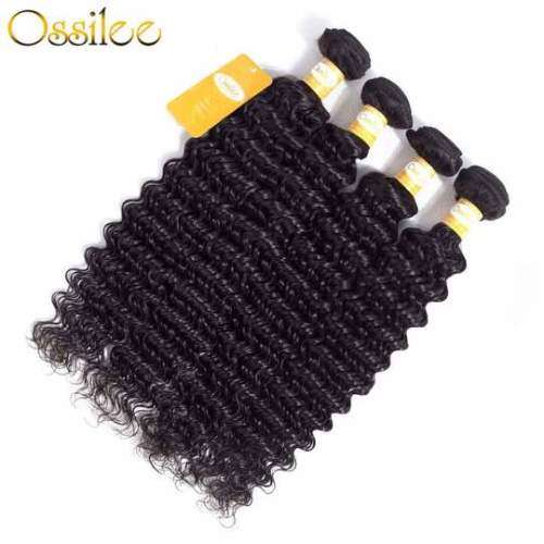 Grade 10A Brazilian Hair Deep Wave Black 100% Human Hair Weave 3 bundles ( 8inch ) upgradeable