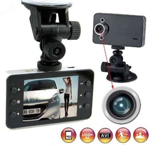 HD Car Camera & Recorder with G-Sensor, Loop Recording, Motion Detection etc.