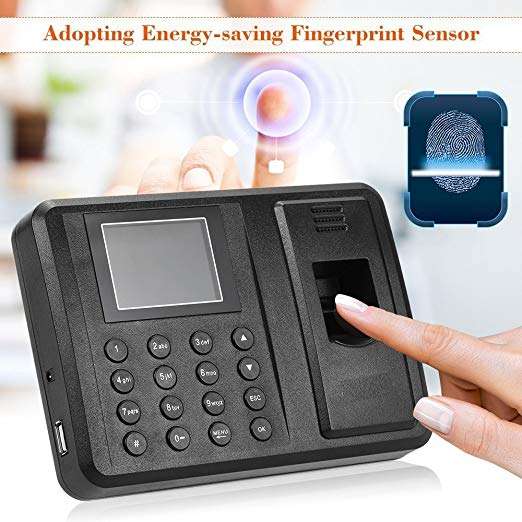 Biometric Fingerprint Time Attendance Clock System - Support Fingerprint or Password