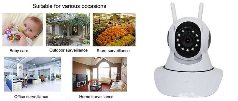 Mobile Communication Wifi Camera With Night Vision Working