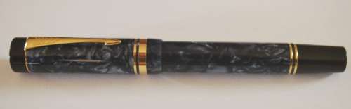 Parker Duofold Centennial Fountain Pen, Blue Marble, app 1989