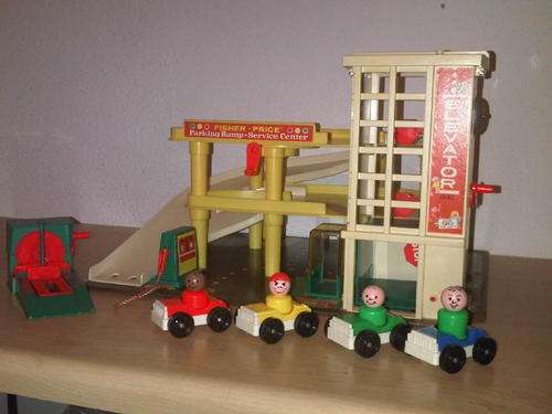 1970's Fisher Price Action Garage Set