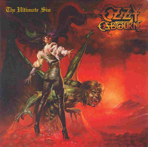 Ozzy Osbourne The Ultimate Sin IMPORTED LP!!