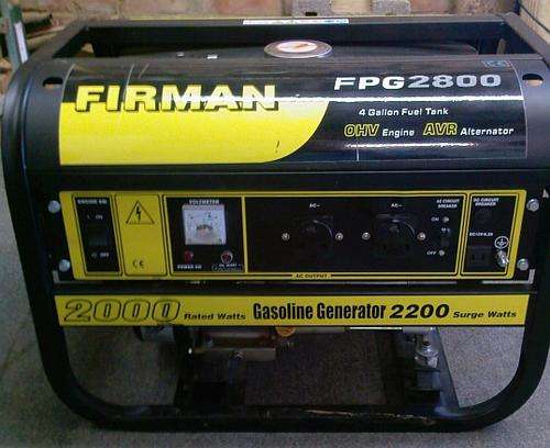 Generator 2.2kva FIRMA FPG2800 with AVR