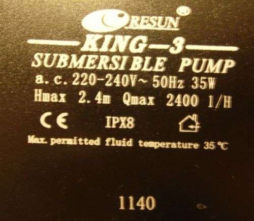 Resun KING-3 SUBMERSIBLE PUMPS