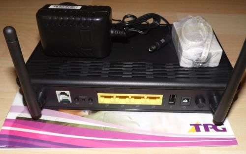 NetComm Wireless¿ ADSL2+ Wireless Nb604n 4 port router Router