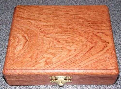 Rosewood display for 2 x 45mm medallions