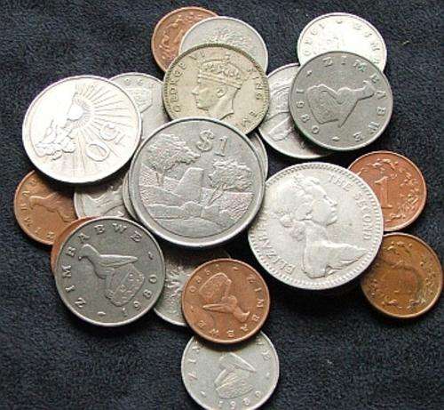 MIXED BAG OF 20 X ZIMBABWE COINS