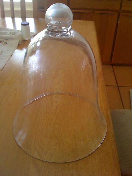 LARGE HEAVY GLASS CAKE COVERS