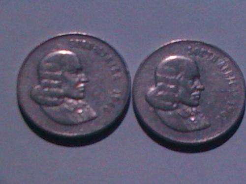 FIFTY CENT 1966 ENGLISH AND AFRIKAANS ( one of each) EF