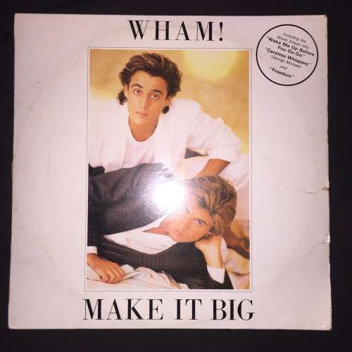 Wham! - Make It Big (LP) Vinyl Record SECOND ALBUM