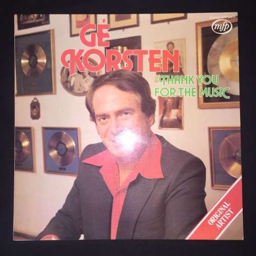 Ge Korsten - Thank You For The Music (LP) Vinyl Record