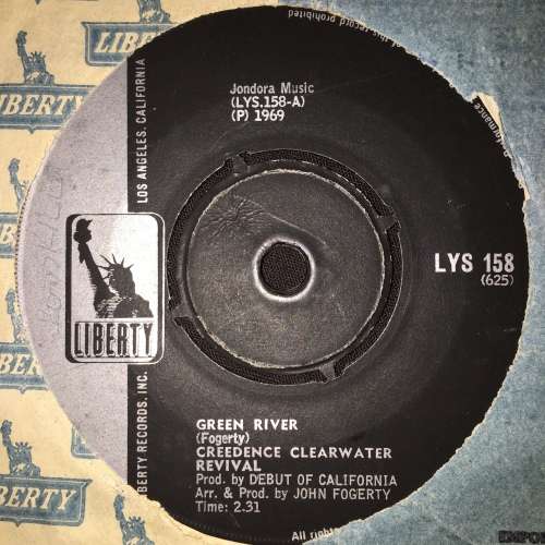 Creedence Clearwater Revival (CCR) - Green River (7", Single) 45RPM