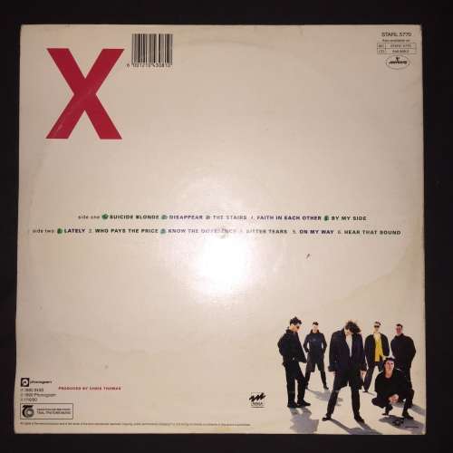 INXS - X (LP) Vinyl Record (7th Album)