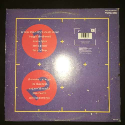 Duran Duran - Arena (LP) Vinyl Record (1st Live Album)