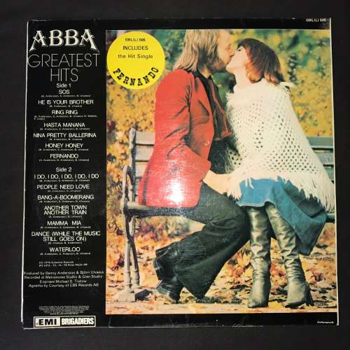 ABBA - Greatest Hits (LP) Vinyl Record