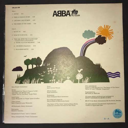 ABBA - The Album (LP) Vinyl Record (5th Album)