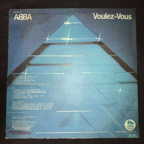 ABBA - Voulez-Vous (LP) Vinyl Record (6th Album)