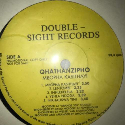 Mbopha KaSithayi - Qhathanzipho (LP) Vinyl Record