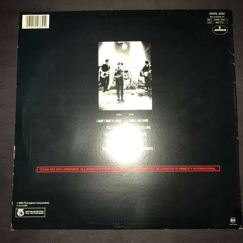 Texas - Southside (LP) Vinyl Record (1st Album)