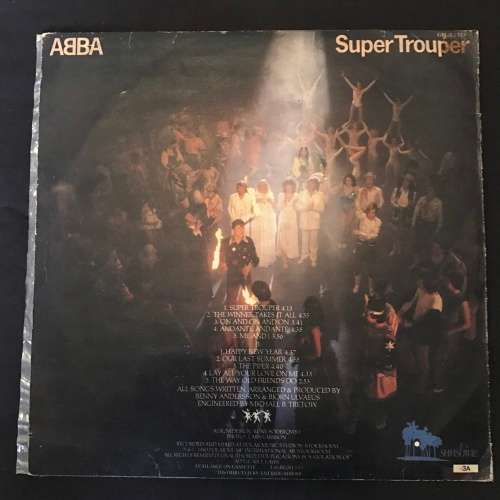ABBA - Super Trouper (LP) Vinyl Record (8th Album)