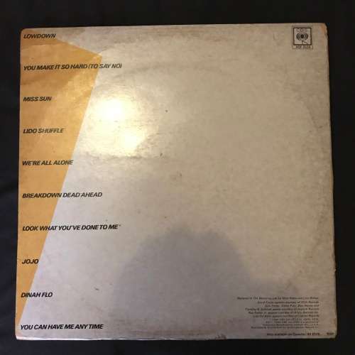Boz Scaggs - Hits! (LP) Vinyl Record