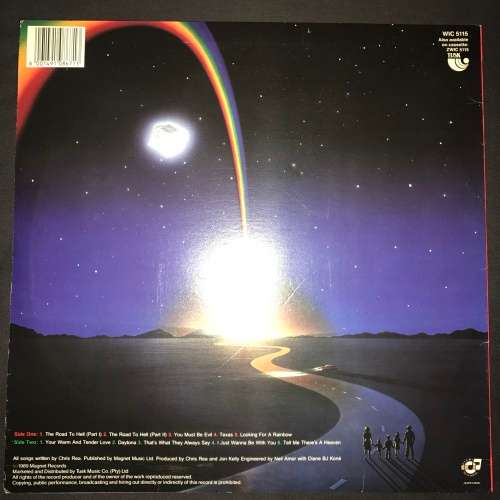 Chris Rea - The Road To Hell (LP) Vinyl Record (10th Album)