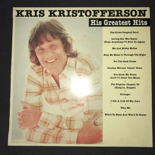 Kris Kristofferson - His Greatest Hits (LP) Vinyl Record
