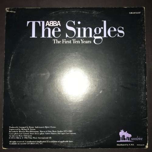 ABBA - The Singles (Hits) (LP) Vinyl Record DOUBLE ALBUM