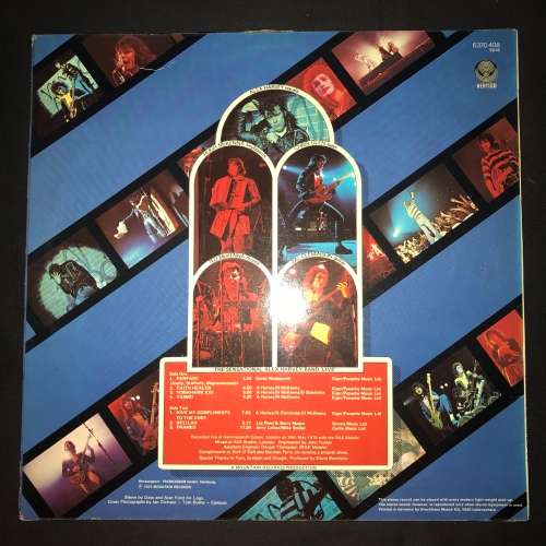 The Sensational Alex Harvey Band - Live (LP) Vinyl Record