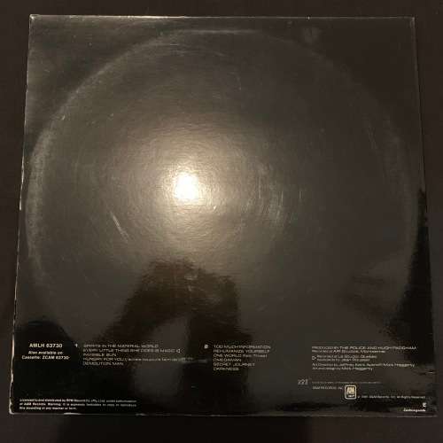 The Police - Ghost In The Machine (LP) Vinyl Record (4th Album)
