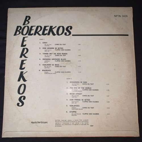 Various - Boerekos (LP) Vinyl Record