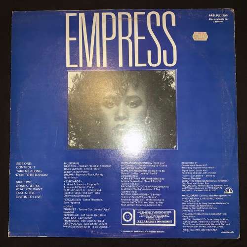 Empress - Empress (LP) Vinyl Record (1st & Only Album)