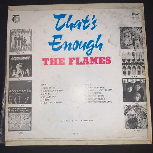The Flames - That's Enough (LP) Vinyl Record
