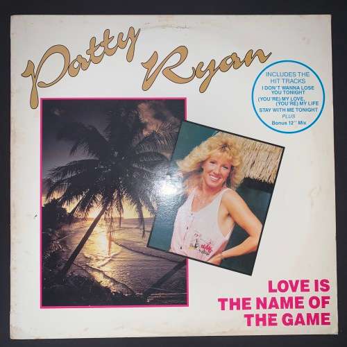 Patty Ryan - Love Is The Name Of The Game (LP) Vinyl Record (1st Album)