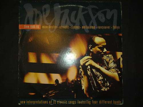 Joe Jackson - Live 1980/86 (LP) Vinyl Record DOUBLE ALBUM